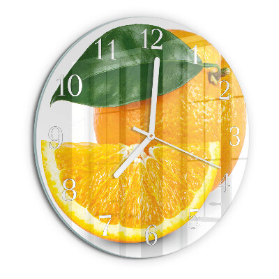 Reloj de pared redondo Naranjas