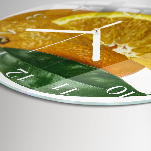 Reloj de pared redondo Naranjas