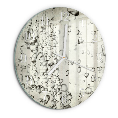 Reloj de pared redondo Gotas