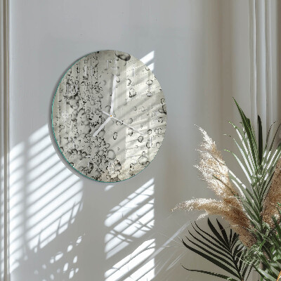 Reloj de pared redondo Gotas