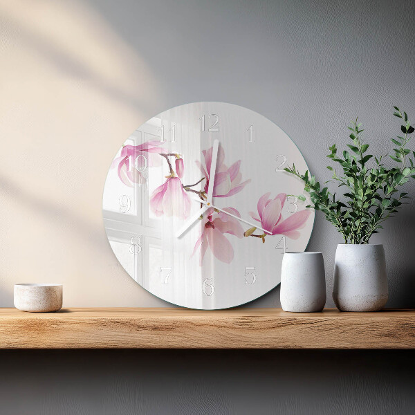 Reloj de pared redondo Magnolia