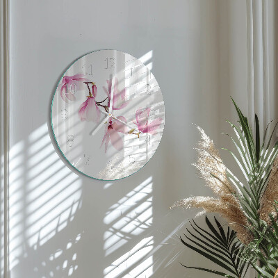 Reloj de pared redondo Magnolia