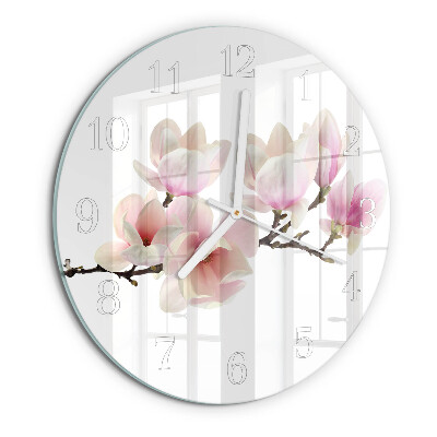 Reloj de pared redondo Magnolia