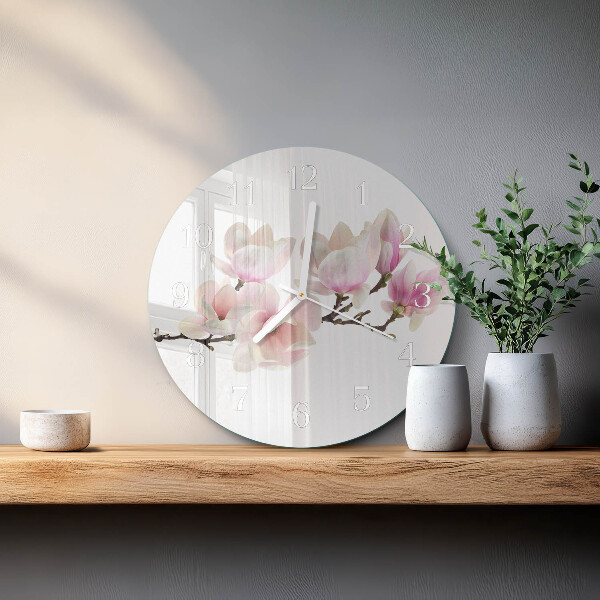 Reloj de pared redondo Magnolia