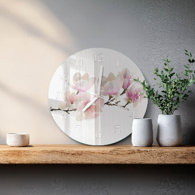 Reloj de pared redondo Magnolia
