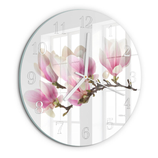 Reloj de pared redondo Magnolia