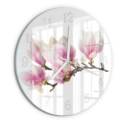 Reloj de pared redondo Magnolia