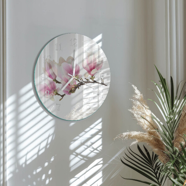Reloj de pared redondo Magnolia