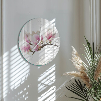Reloj de pared redondo Magnolia