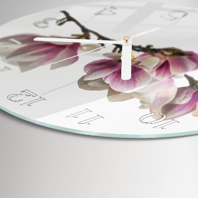 Reloj de pared redondo Magnolia