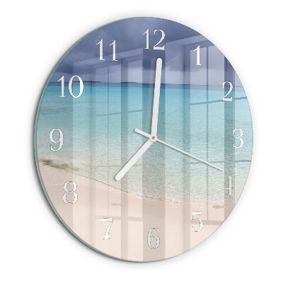 Reloj de pared redondo Playa