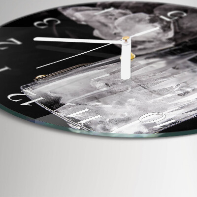 Reloj de pared redondo Hielo