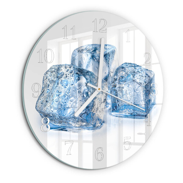 Reloj de pared redondo Hielo