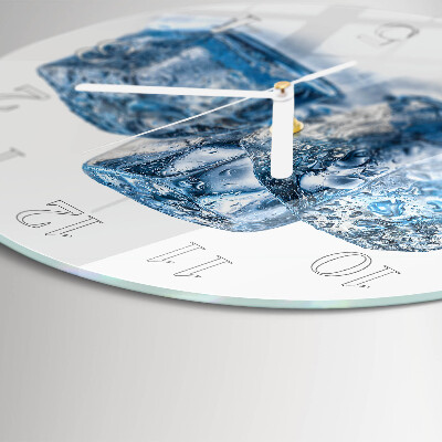 Reloj de pared redondo Hielo