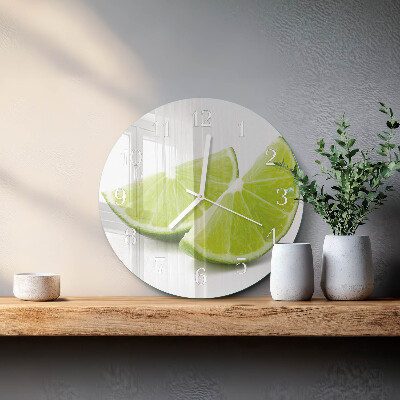 Reloj de pared redondo Carbonato de calcio
