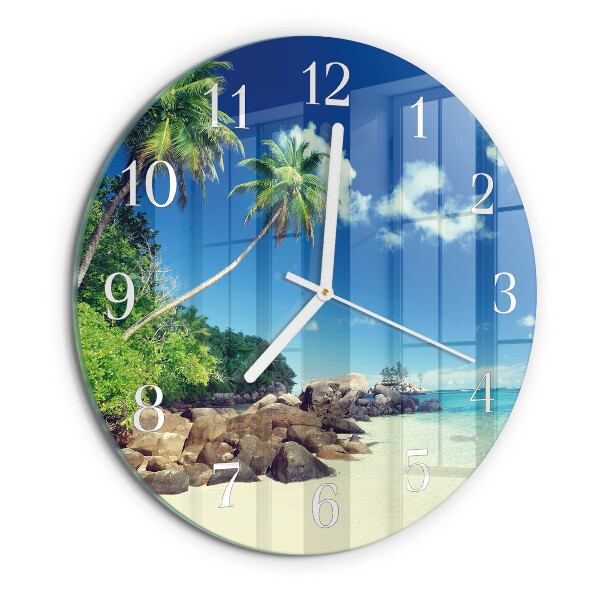 Reloj de pared redondo Palm Beach