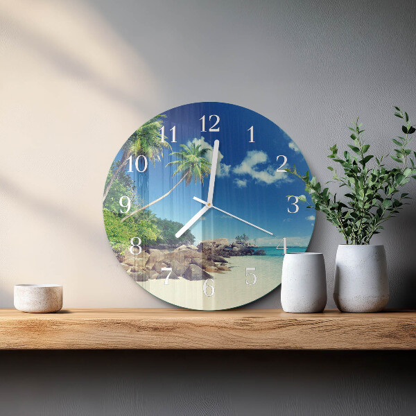 Reloj de pared redondo Palm Beach
