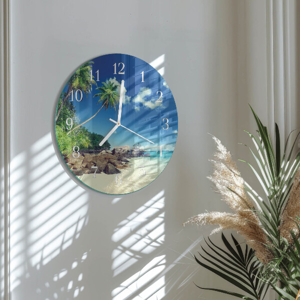 Reloj de pared redondo Palm Beach