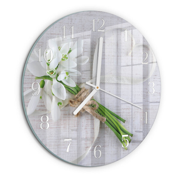 Reloj de pared redondo Ramo de flores