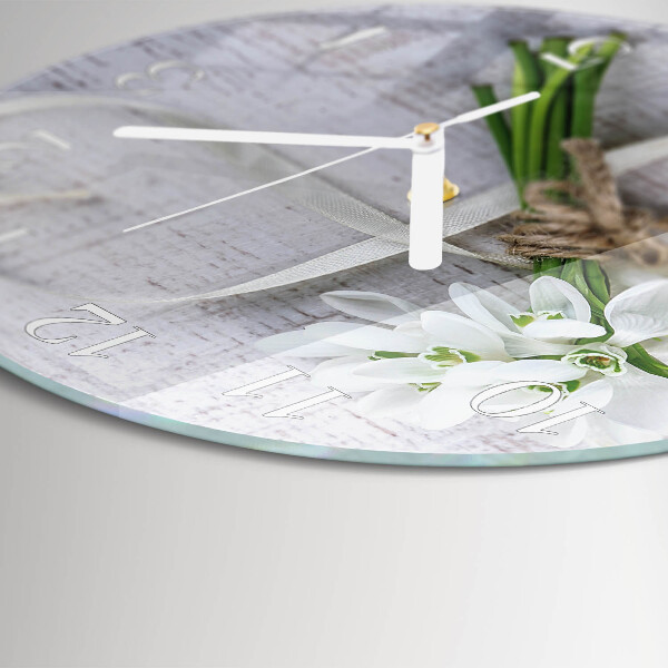 Reloj de pared redondo Ramo de flores