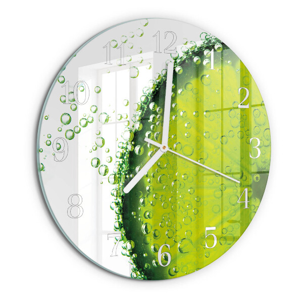 Reloj de pared redondo Carbonato de calcio