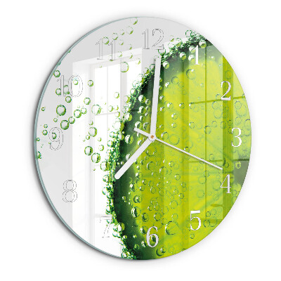 Reloj de pared redondo Carbonato de calcio