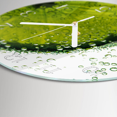 Reloj de pared redondo Carbonato de calcio
