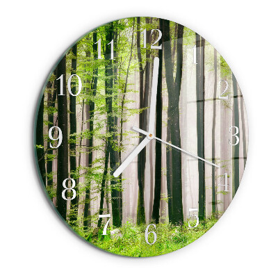 Reloj de pared redondo Bosque