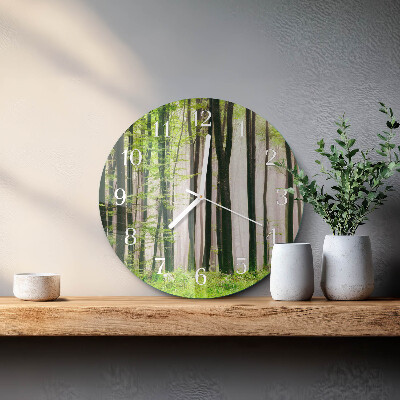Reloj de pared redondo Bosque