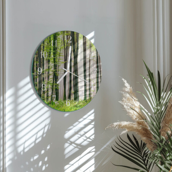 Reloj de pared redondo Bosque