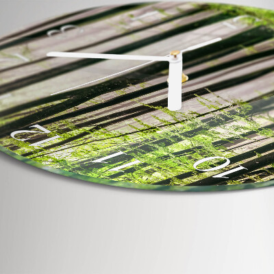 Reloj de pared redondo Bosque