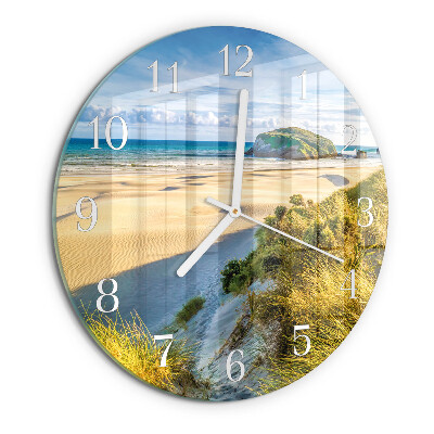 Reloj de pared redondo Playa