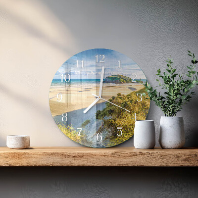 Reloj de pared redondo Playa