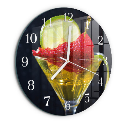Reloj de pared redondo Cóctel