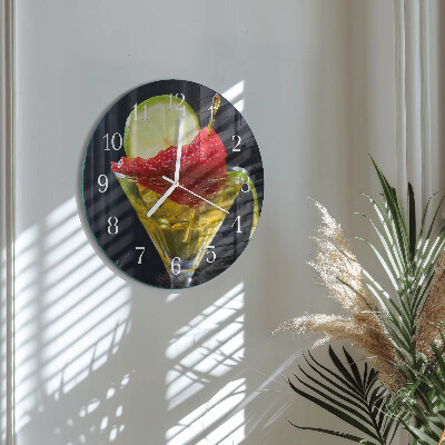 Reloj de pared redondo Cóctel