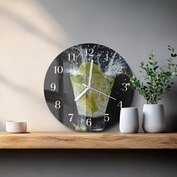 Reloj de pared redondo Cóctel