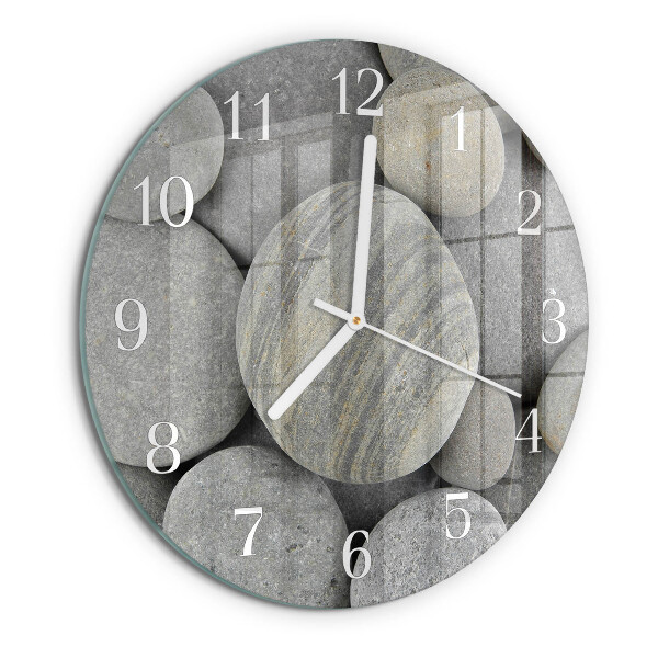 Reloj de pared redondo Piedras