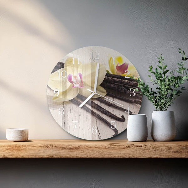 Reloj de pared redondo Vainilla