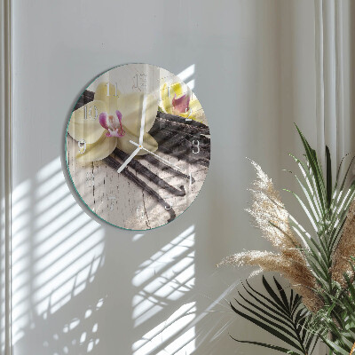Reloj de pared redondo Vainilla