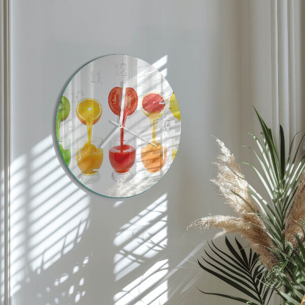 Reloj de pared redondo Jugo