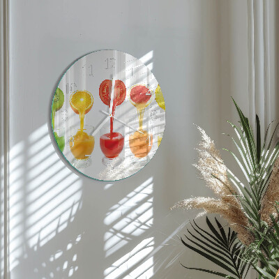 Reloj de pared redondo Jugo