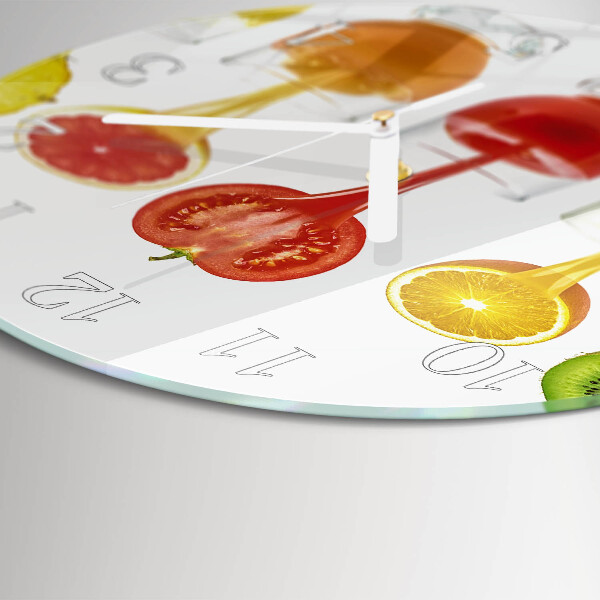 Reloj de pared redondo Jugo