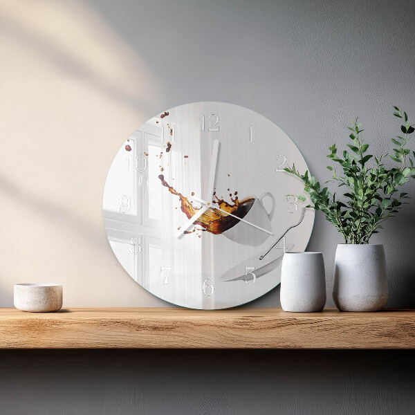 Reloj de pared redondo Taza