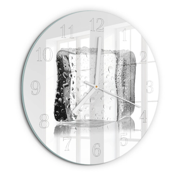 Reloj de pared redondo Hielo