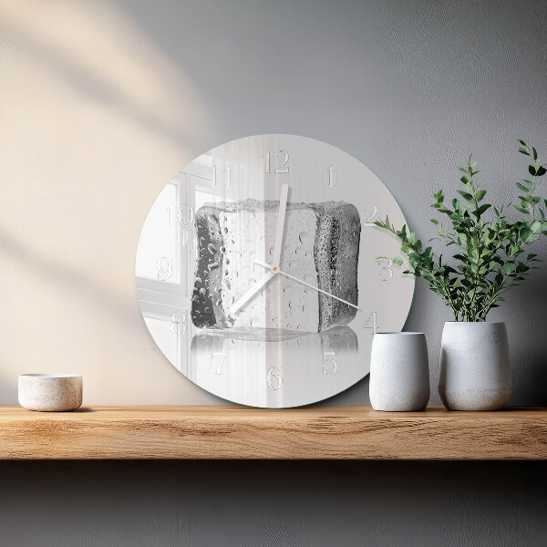 Reloj de pared redondo Hielo