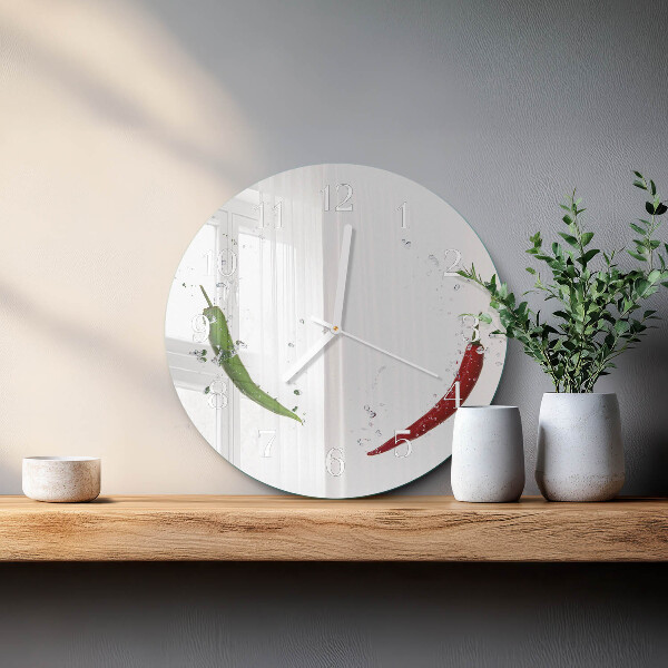 Reloj de pared redondo Chiles