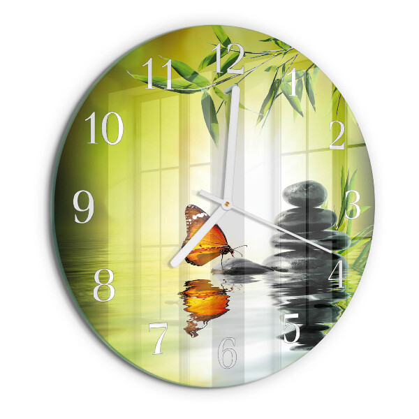 Reloj de pared redondo Naturaleza