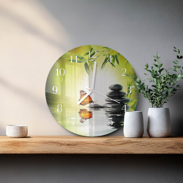 Reloj de pared redondo Naturaleza