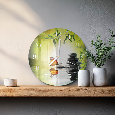 Reloj de pared redondo Naturaleza