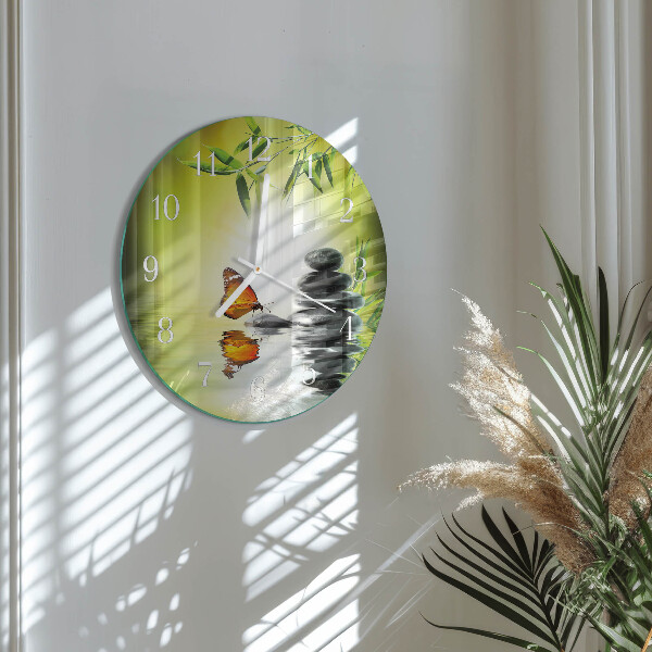 Reloj de pared redondo Naturaleza